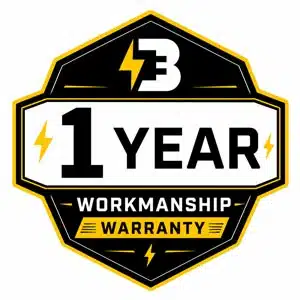 1 year workmanship warranty badge